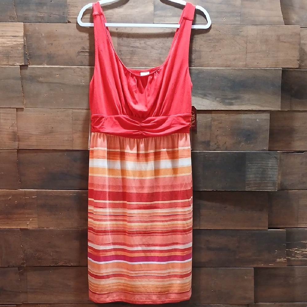 Faded Glory Vibrant Red Top